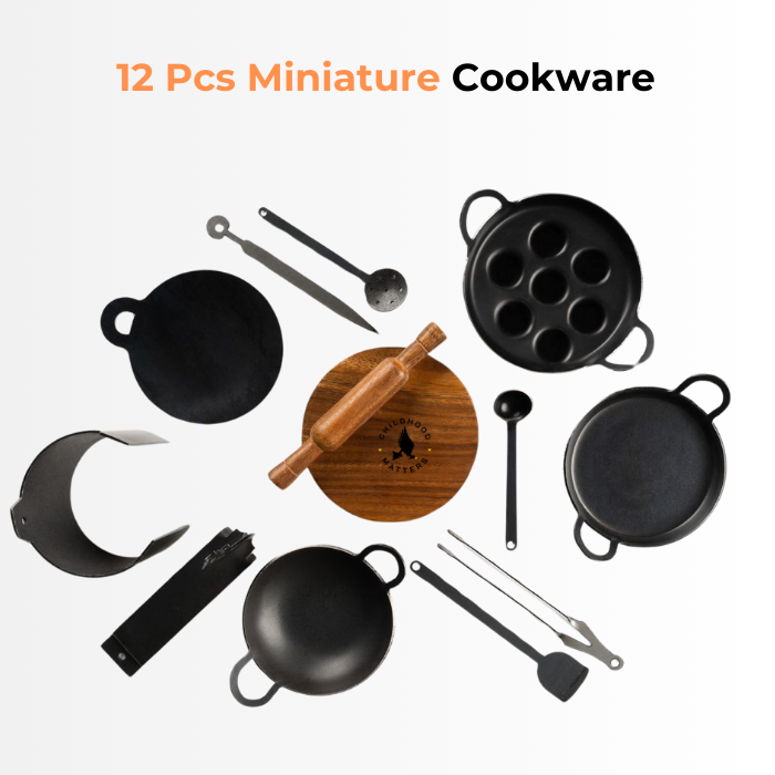 Kids Mini Iron Kitchen Set