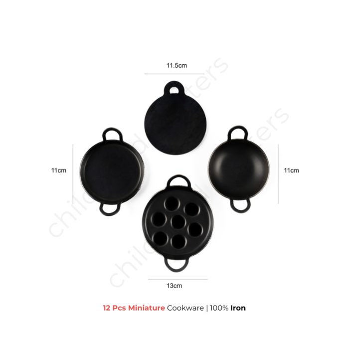 Kids Mini Iron Kitchen Set