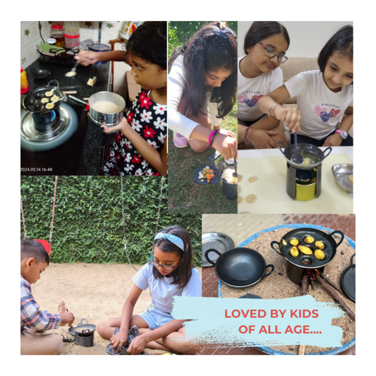 Kids Mini Iron Kitchen Set