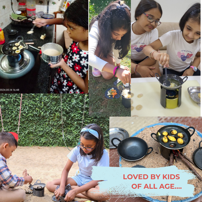 Kids Mini Iron Kitchen Set