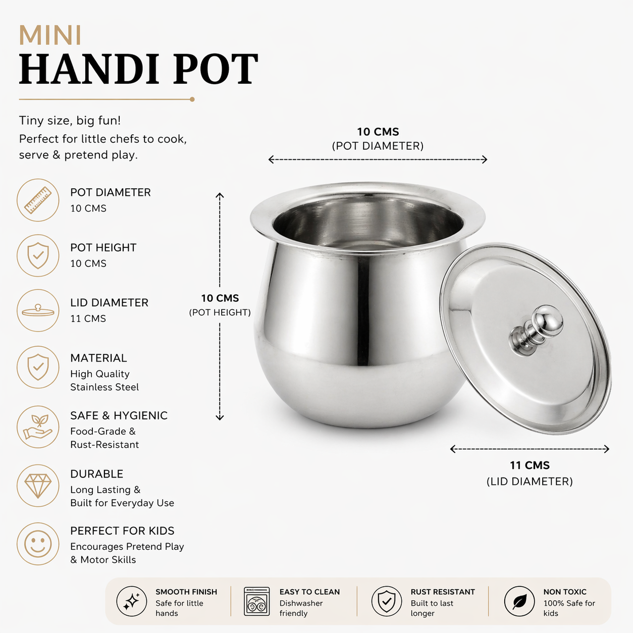 Real Kitchen Mini Set (Iron & Steel)