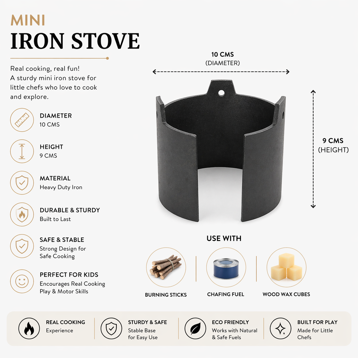 Real Kitchen Mini Set (Iron & Steel)
