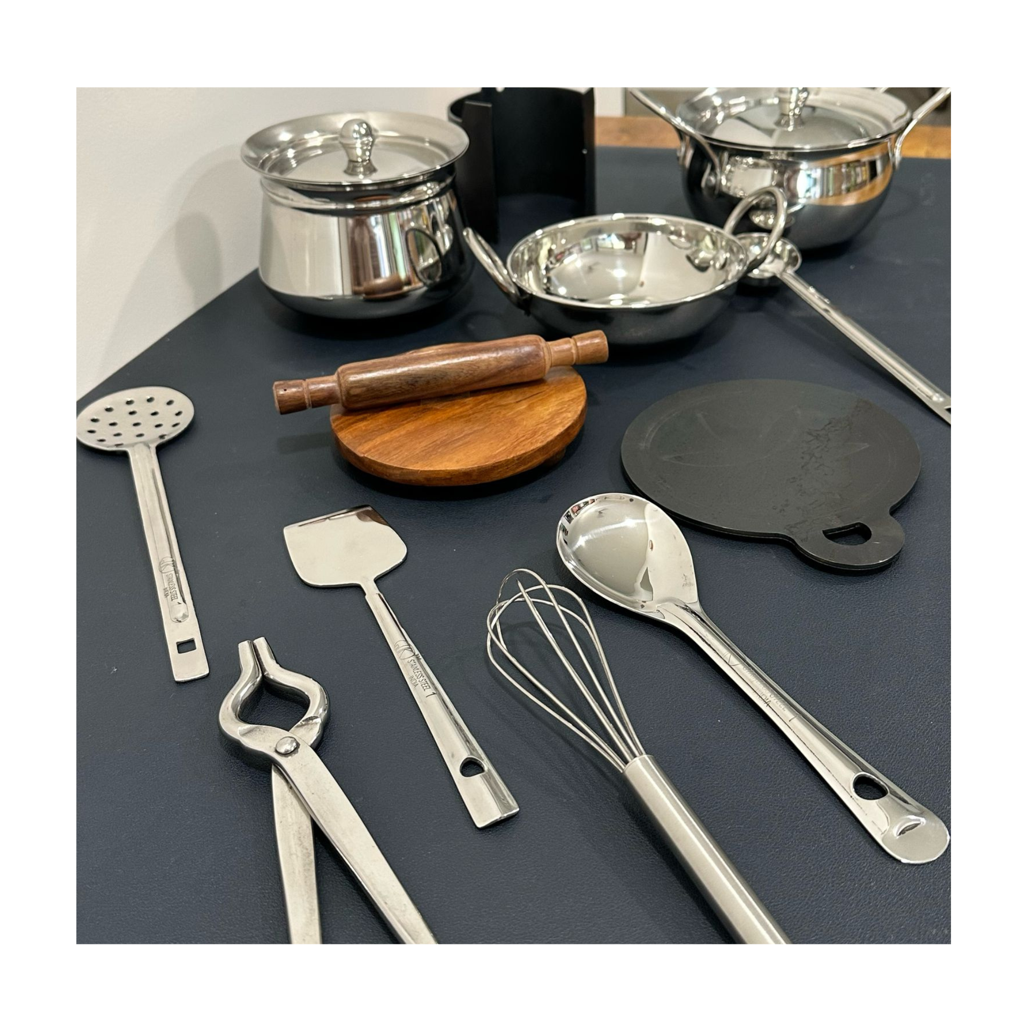Mini Kitchen Set (Stainless Steel Edition)