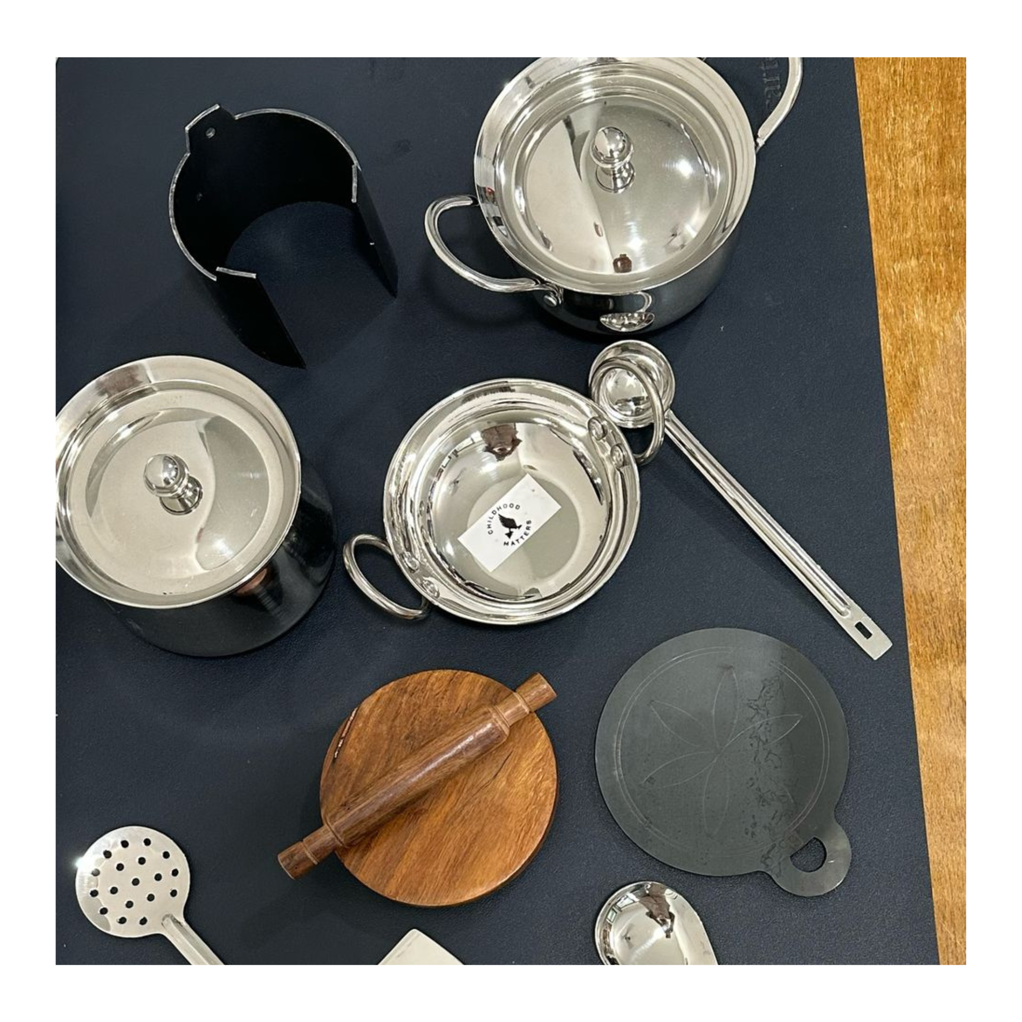 Mini Kitchen Set (Stainless Steel Edition)