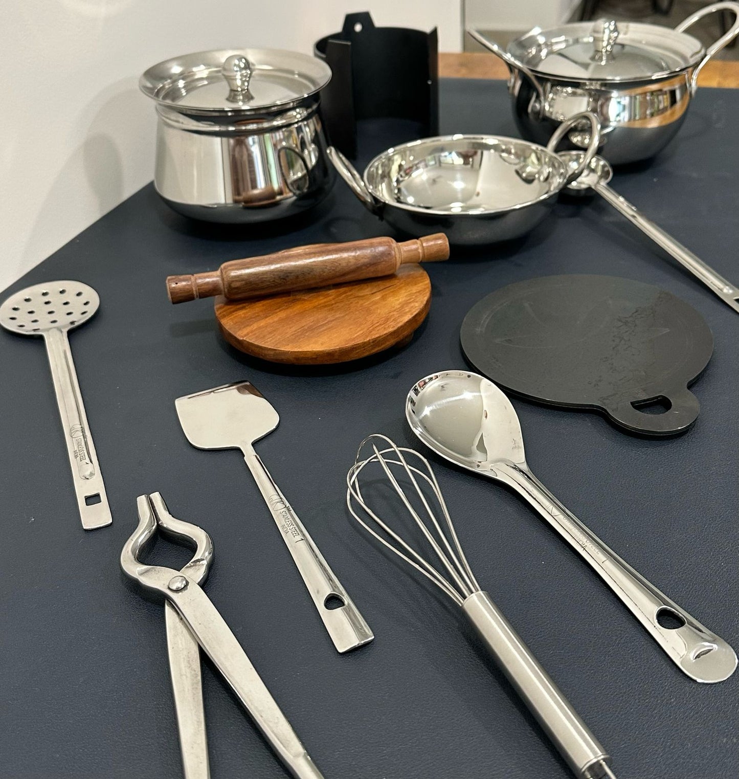 Mini Kitchen Set (Stainless Steel Edition)