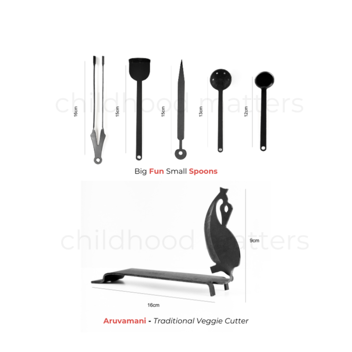 Kids Mini Iron Kitchen Set