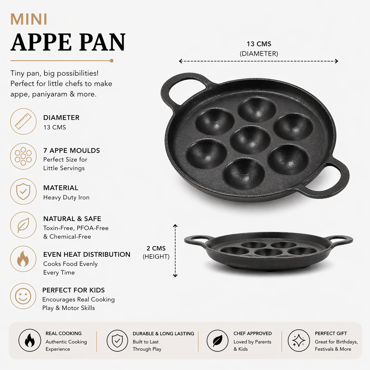 Real Kitchen Mini Set (Iron & Steel)