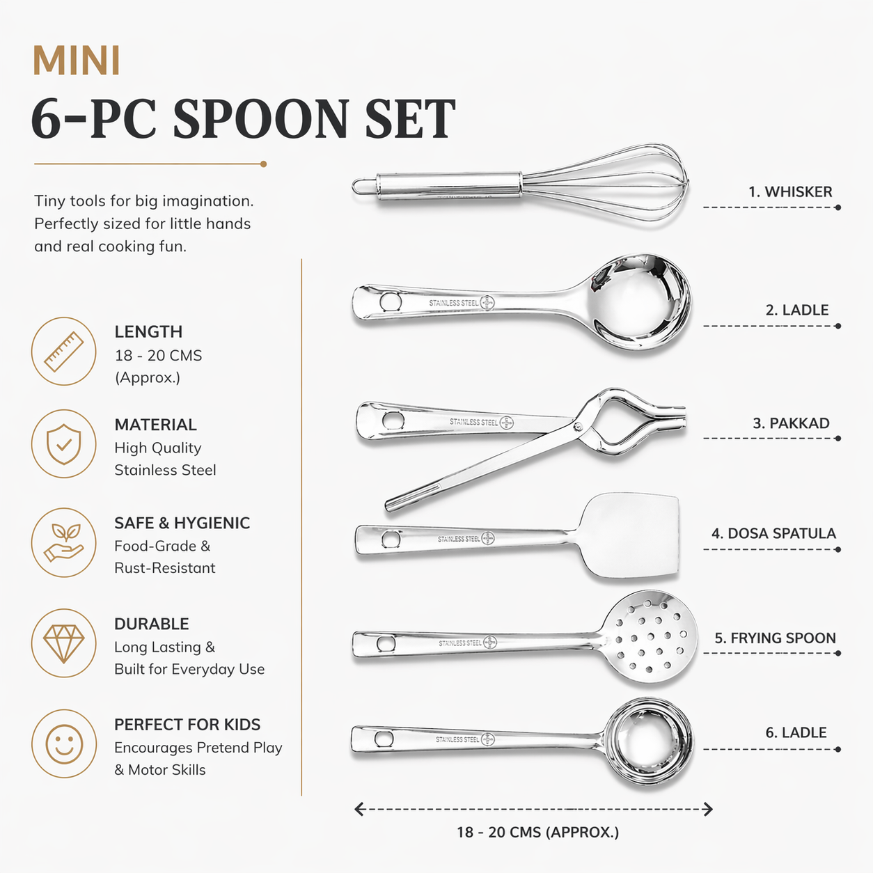 Real Kitchen Mini Set (Iron & Steel)