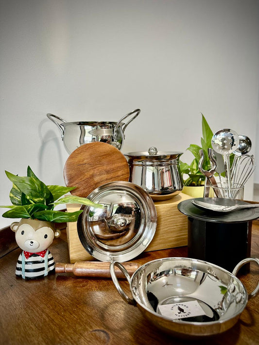 Mini Kitchen Set (Stainless Steel Edition)